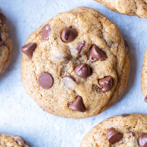 BEST Healthier Chocolate Chip Cookies