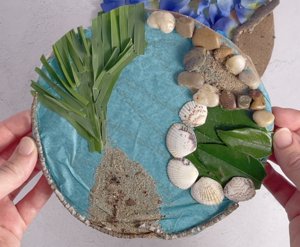 Nature-based Earth day craft 