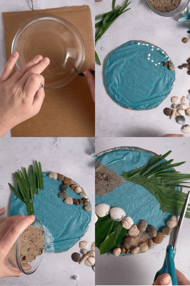 Simple Ecosystem Craft Easy Nature-Based Earth Day Craft for Kids - Sprouting Wild Ones