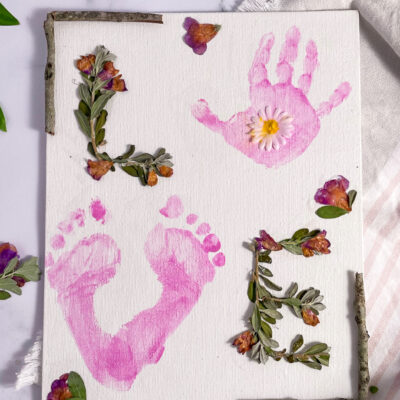 Mother’s Day Handprint Canvas Craft